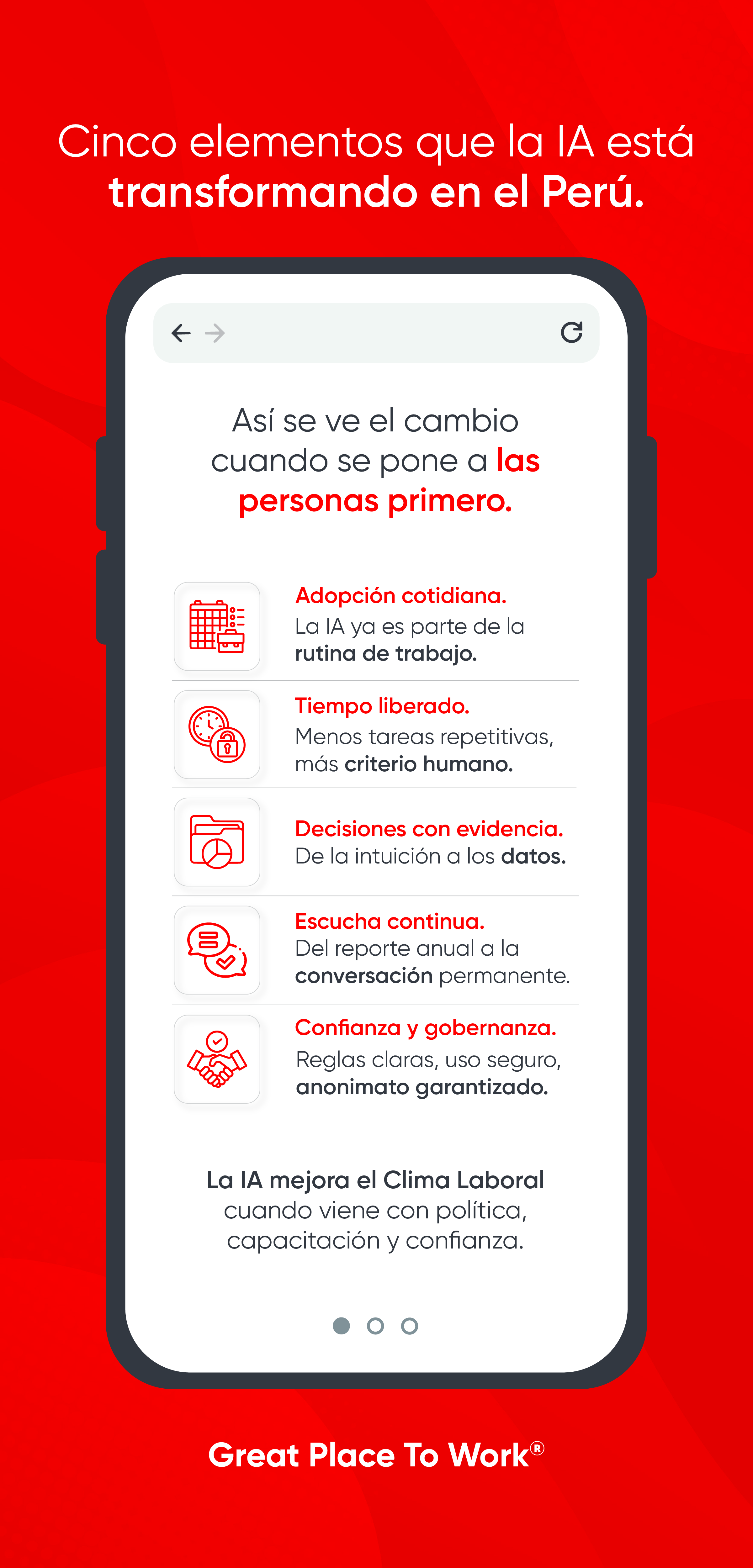 Cinco elementos que la IA está transformando en el Perú | Great Place To Work® Perú