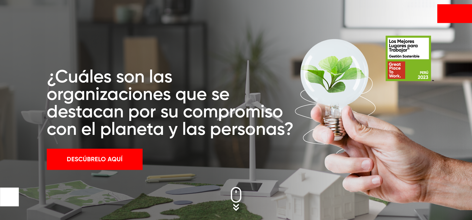 Los mejores lugares para trabajar Gestión Sostenible 2023 - Great Place to Work Perú