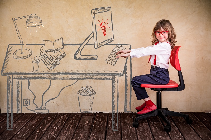  “Cuando sea grande voy a trabajar como profesor virtual” Los niños y las niñas de hoy, en el trabajo del futuro